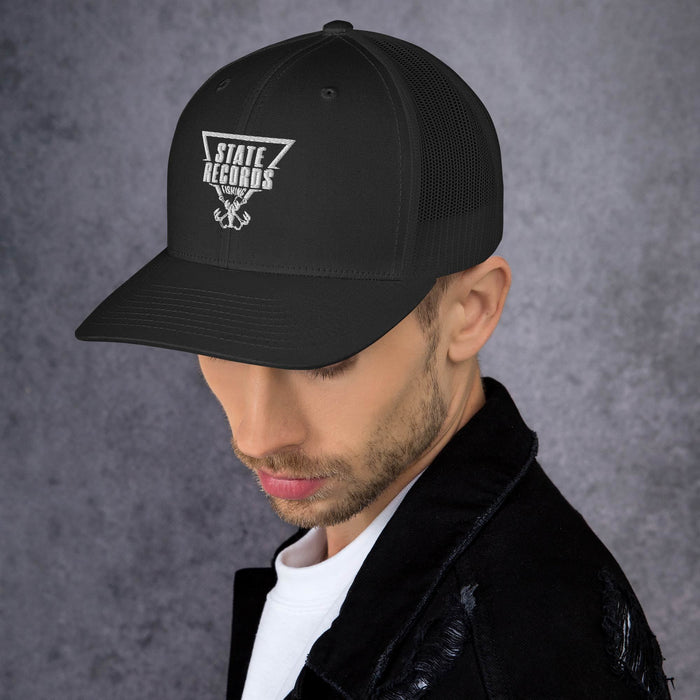 State Records Logo Yupoong Trucker Hat Regular Bill